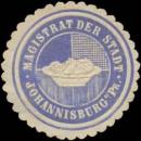 Siegelmarke Magistrat der Stadt Johannisburg Ostpreussen W0369301